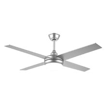 Cody 132cm Silver DC Ceiling Fan with Remote Control & LED